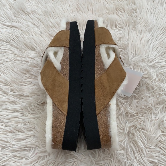 Birkenstock Papillo daytona shearling sandal - Picture 6 of 16